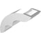 Ekena Millwork 3-in. W x 8-in. D x 8-in. H Ozark Architectural Grade PVC Knee Brace BRCP03X08X08OZK - alternate 2